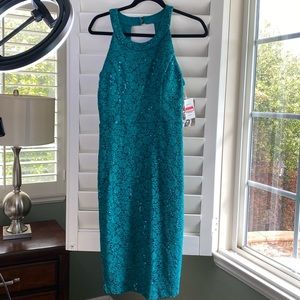 Trixxi green dress size 9